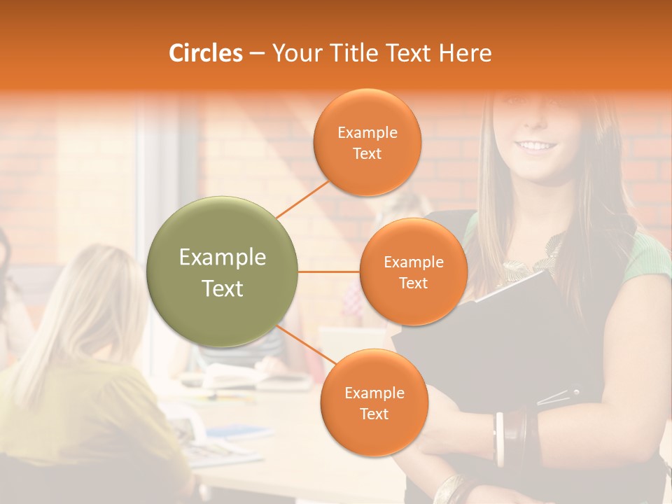 Horizontal Having Clothing PowerPoint Template