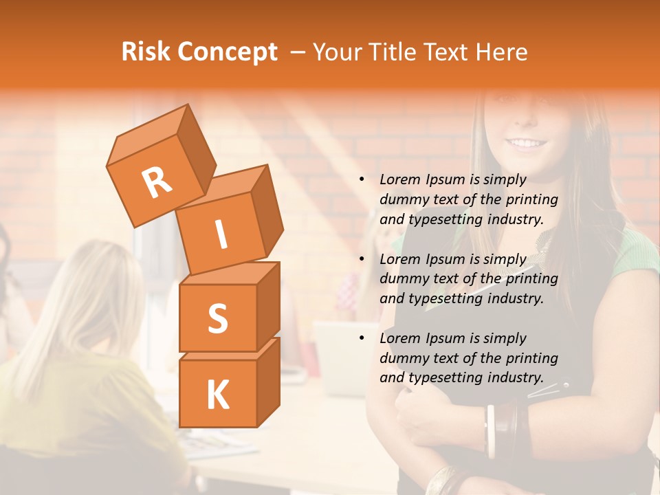 Horizontal Having Clothing PowerPoint Template