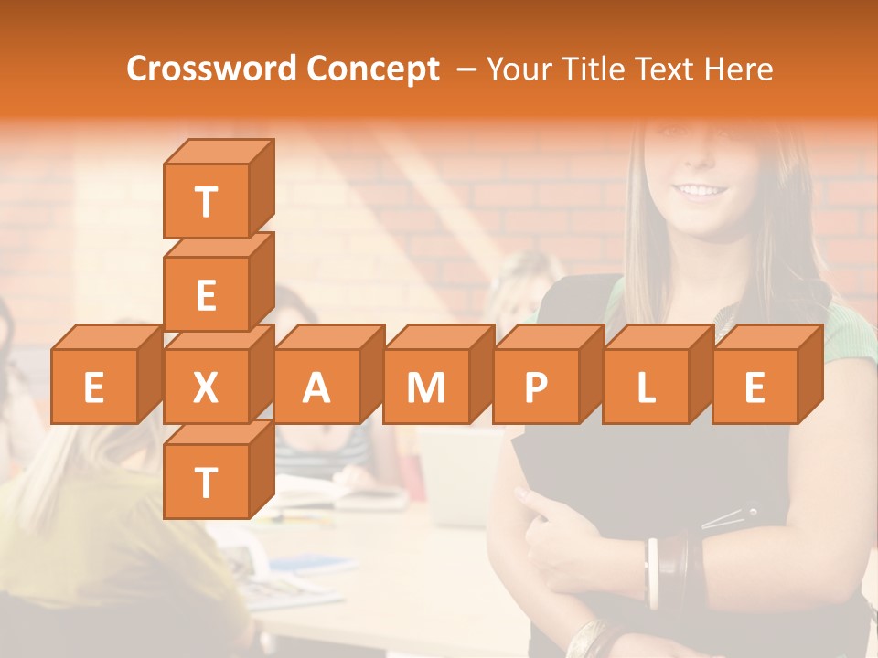 Horizontal Having Clothing PowerPoint Template