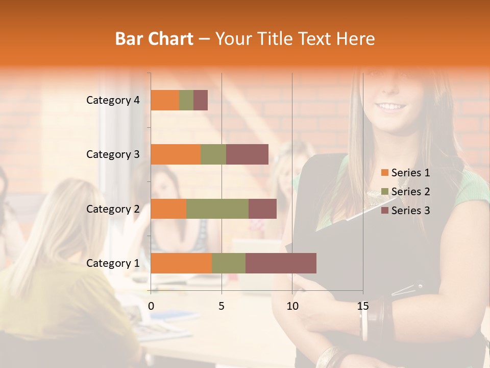 Horizontal Having Clothing PowerPoint Template