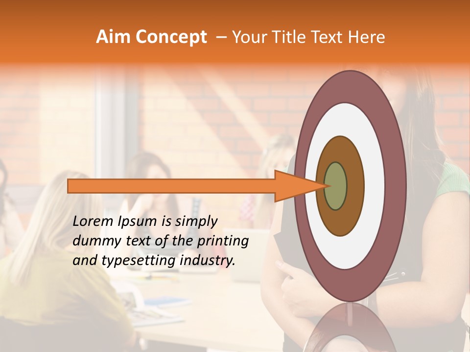 Horizontal Having Clothing PowerPoint Template