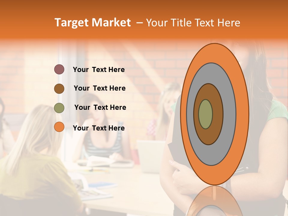 Horizontal Having Clothing PowerPoint Template