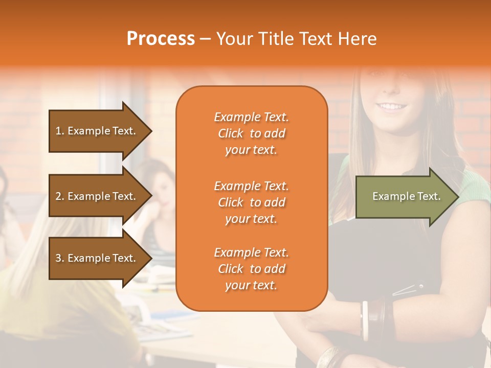 Horizontal Having Clothing PowerPoint Template
