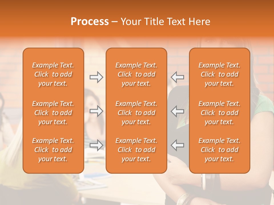 Horizontal Having Clothing PowerPoint Template