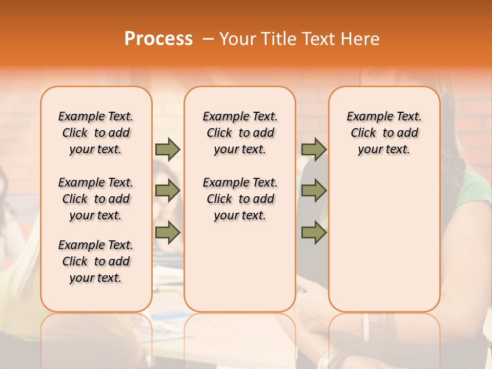 Horizontal Having Clothing PowerPoint Template