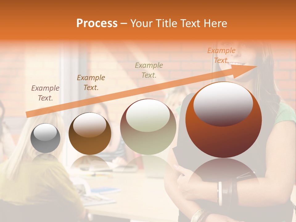 Horizontal Having Clothing PowerPoint Template