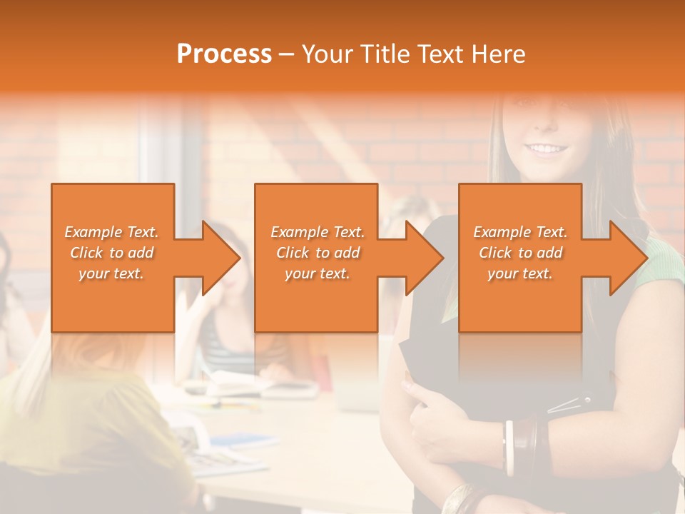 Horizontal Having Clothing PowerPoint Template
