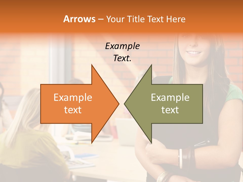 Horizontal Having Clothing PowerPoint Template