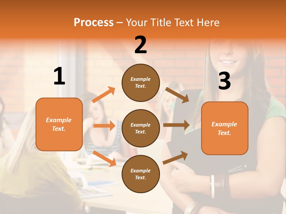 Horizontal Having Clothing PowerPoint Template