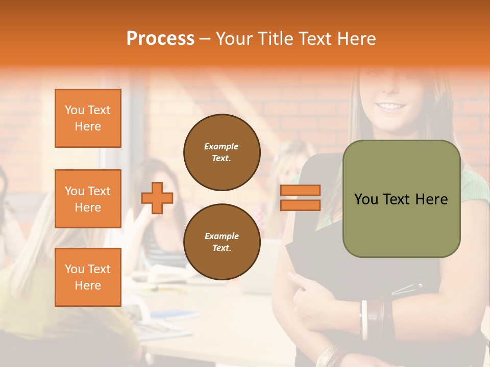 Horizontal Having Clothing PowerPoint Template