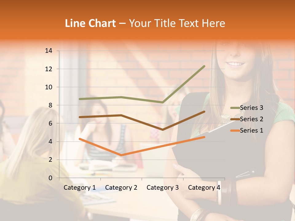 Horizontal Having Clothing PowerPoint Template