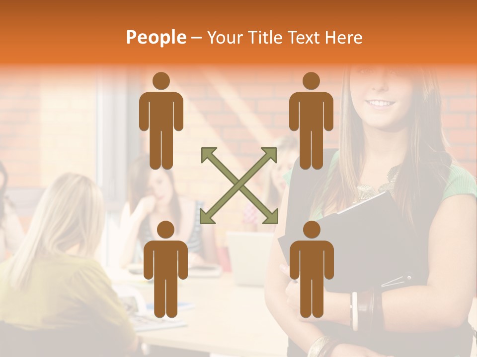 Horizontal Having Clothing PowerPoint Template