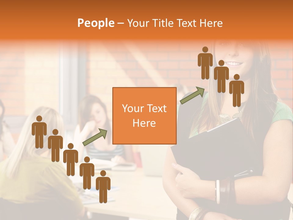 Horizontal Having Clothing PowerPoint Template