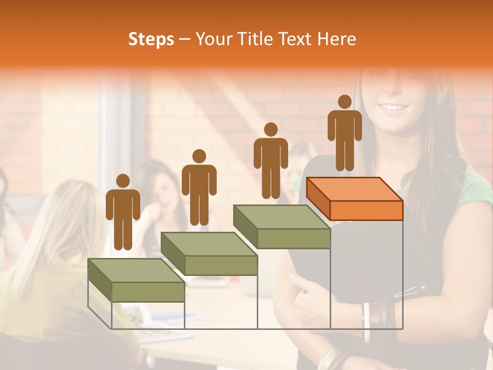 Horizontal Having Clothing PowerPoint Template