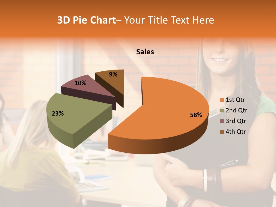 Horizontal Having Clothing PowerPoint Template