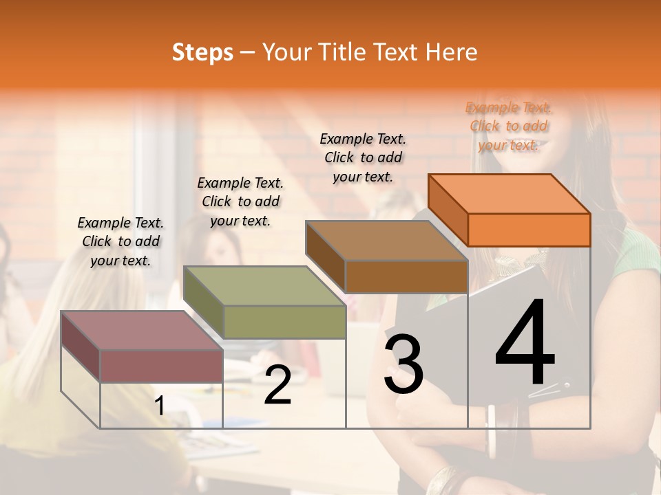 Horizontal Having Clothing PowerPoint Template