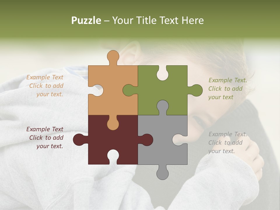 Horizontal Having Clothing PowerPoint Template