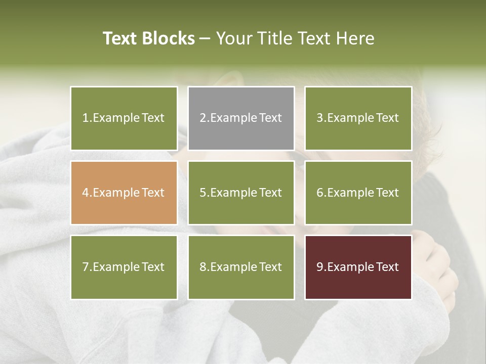 Horizontal Having Clothing PowerPoint Template