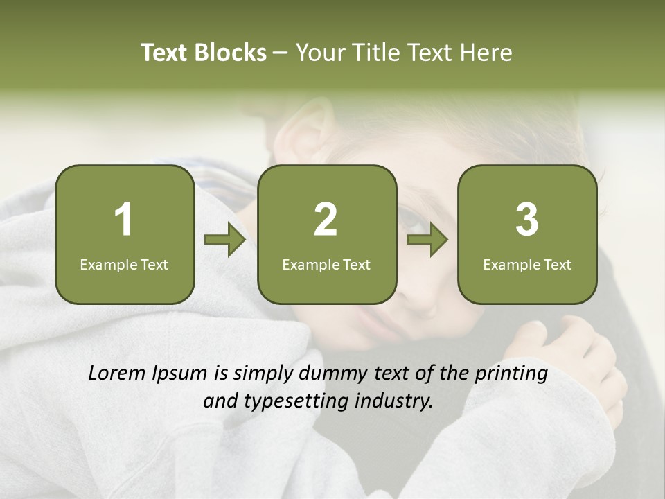 Horizontal Having Clothing PowerPoint Template