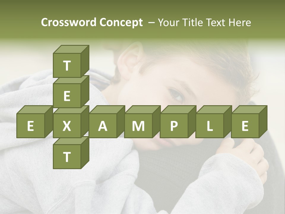 Horizontal Having Clothing PowerPoint Template