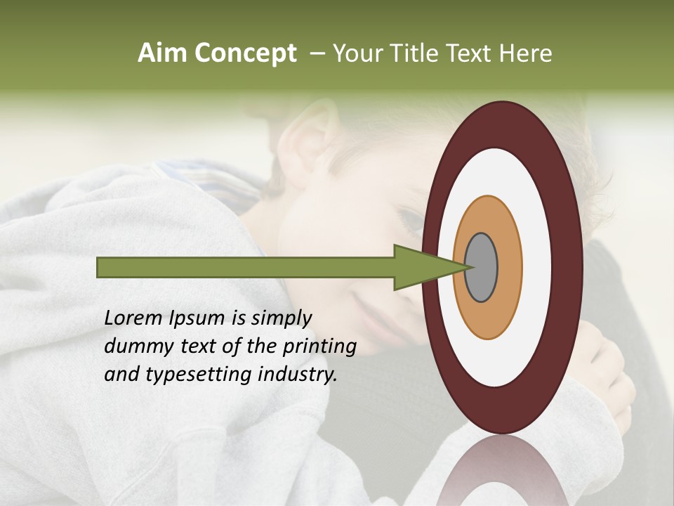 Horizontal Having Clothing PowerPoint Template