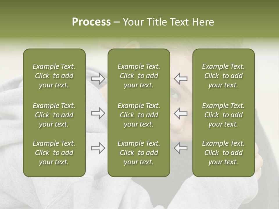Horizontal Having Clothing PowerPoint Template