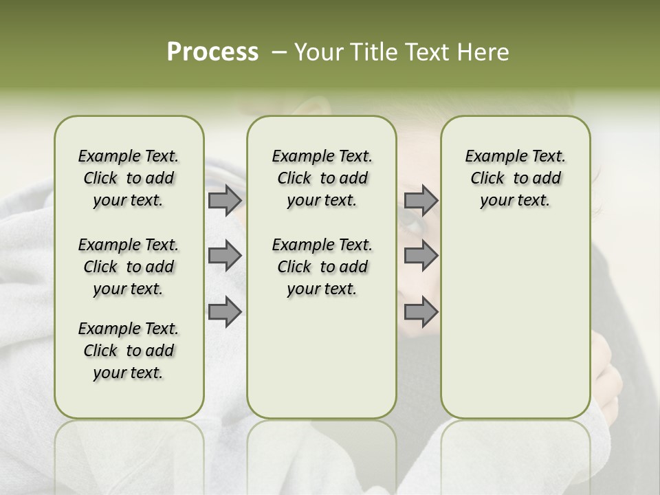 Horizontal Having Clothing PowerPoint Template