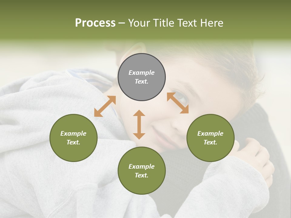 Horizontal Having Clothing PowerPoint Template