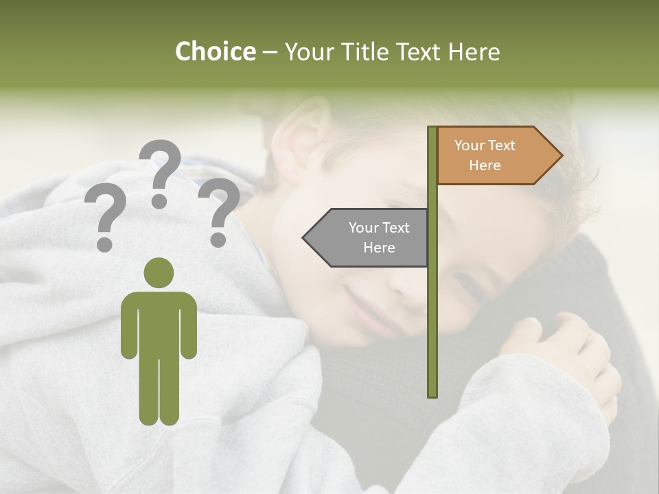 Horizontal Having Clothing PowerPoint Template