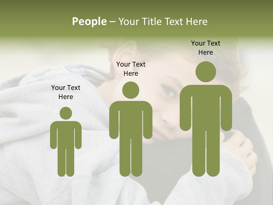 Horizontal Having Clothing PowerPoint Template