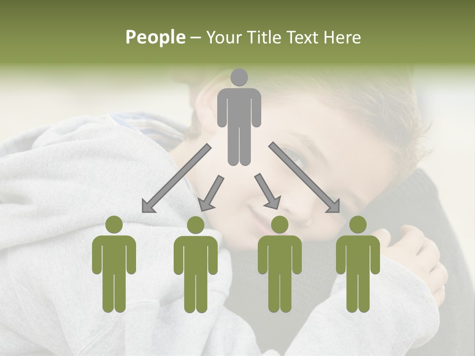 Horizontal Having Clothing PowerPoint Template