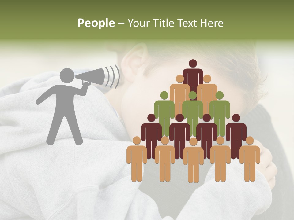 Horizontal Having Clothing PowerPoint Template