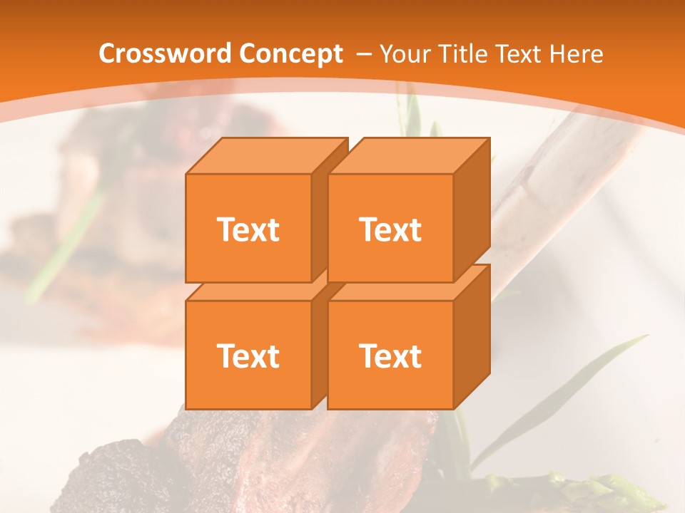 Restaurant Grill Meat PowerPoint Template