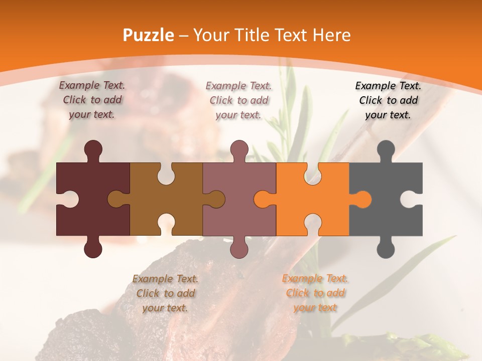 Restaurant Grill Meat PowerPoint Template