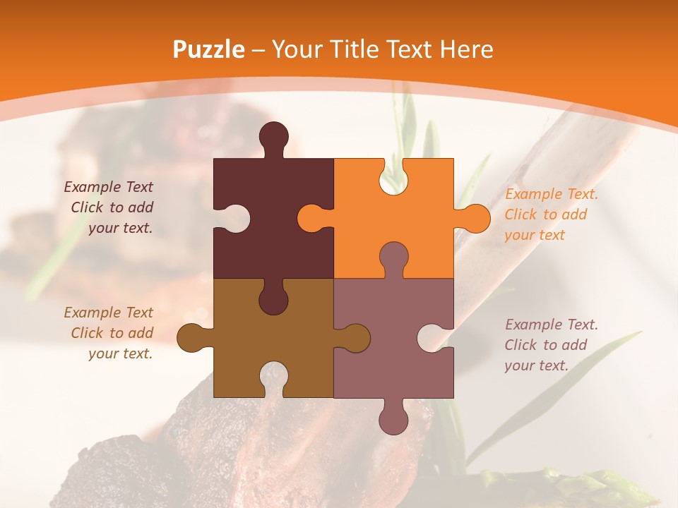 Restaurant Grill Meat PowerPoint Template