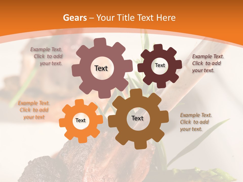 Restaurant Grill Meat PowerPoint Template