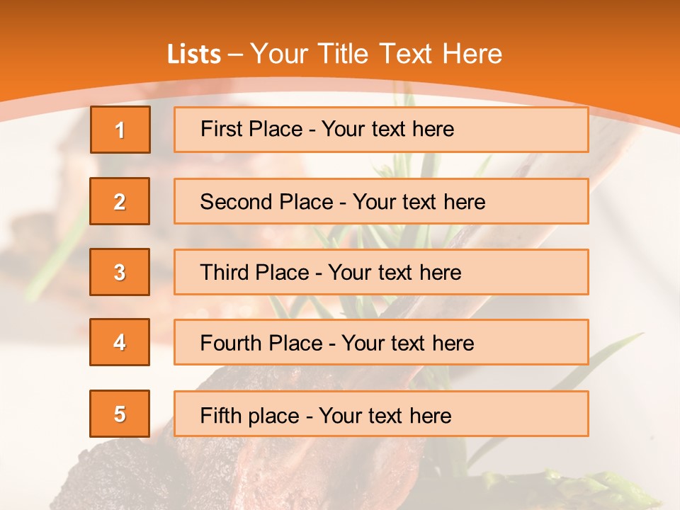 Restaurant Grill Meat PowerPoint Template