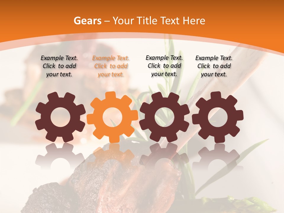 Restaurant Grill Meat PowerPoint Template