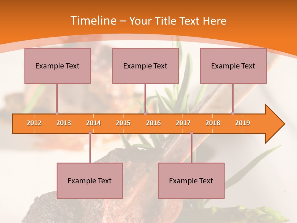 Restaurant Grill Meat PowerPoint Template