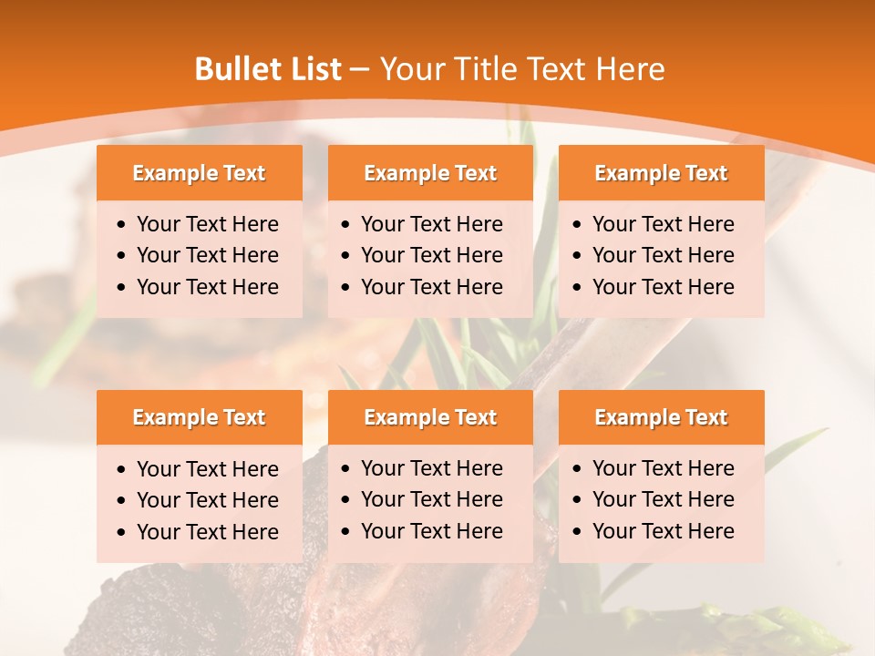 Restaurant Grill Meat PowerPoint Template