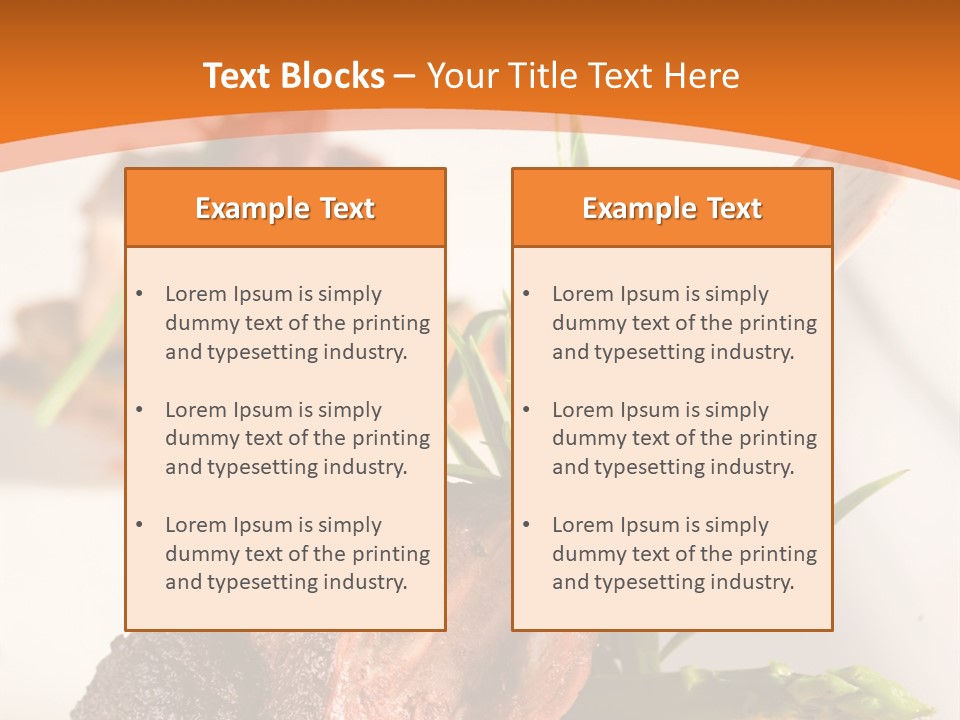Restaurant Grill Meat PowerPoint Template