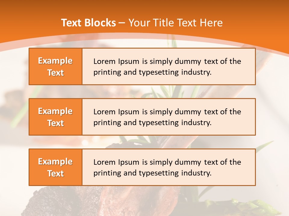 Restaurant Grill Meat PowerPoint Template