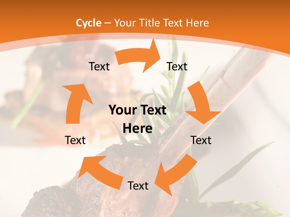 Restaurant Grill Meat PowerPoint Template