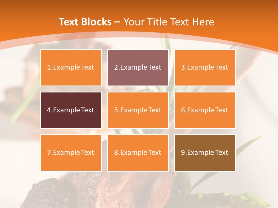 Restaurant Grill Meat PowerPoint Template