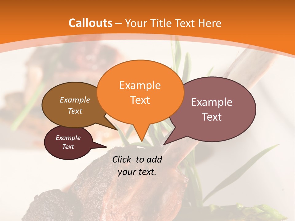 Restaurant Grill Meat PowerPoint Template