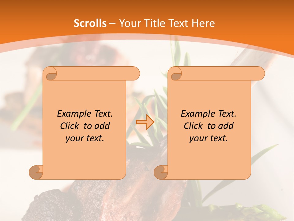 Restaurant Grill Meat PowerPoint Template