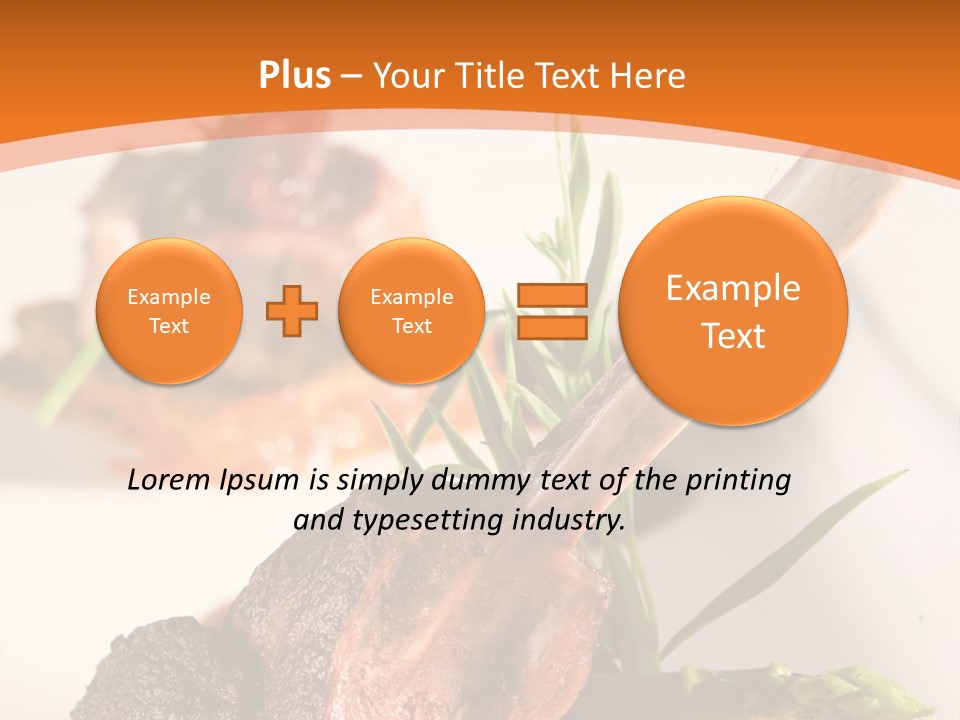 Restaurant Grill Meat PowerPoint Template