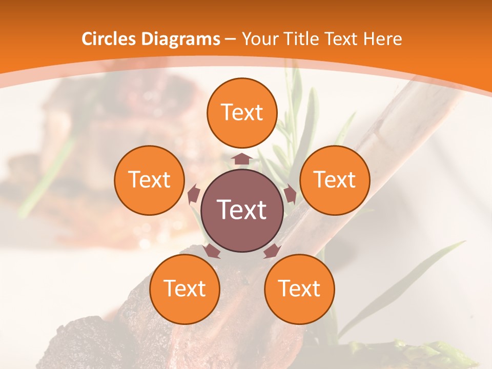 Restaurant Grill Meat PowerPoint Template