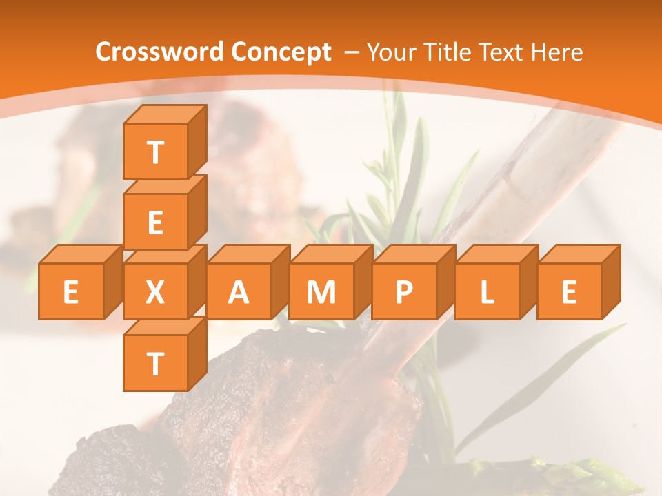 Restaurant Grill Meat PowerPoint Template