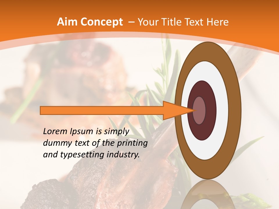 Restaurant Grill Meat PowerPoint Template